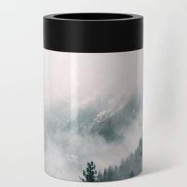 Forest mist beneath the mountain peaks Can Cooler