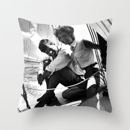 JFK Jackie Kennedy  Throw Pillow