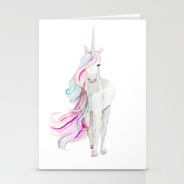 Watercolor Unicorn Stationery Cards