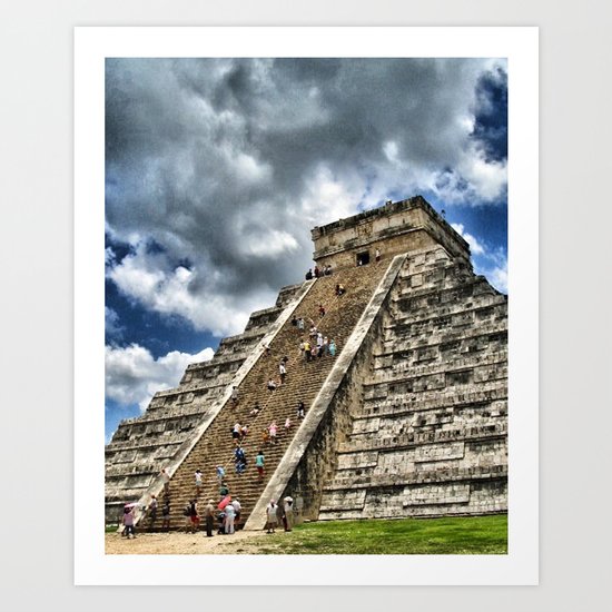 Messico e Nuvole Art Print