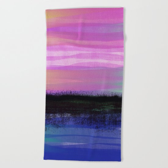 Late Summer Heat Beach Towel