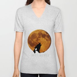 Be The Lone Wolf V Neck T Shirt
