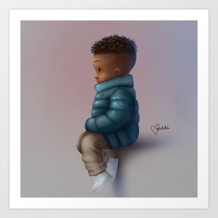 Winter wear Art Print