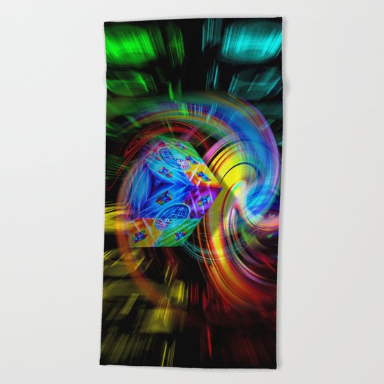 Abstrac perfekton 87 Beach Towel