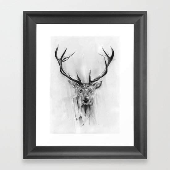 Red Deer Framed Art Print