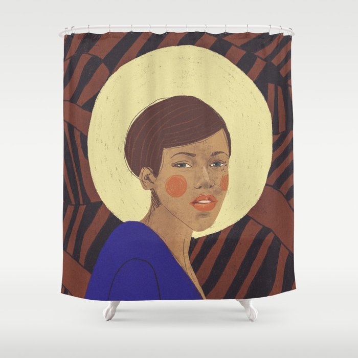 Her halo Shower Curtain