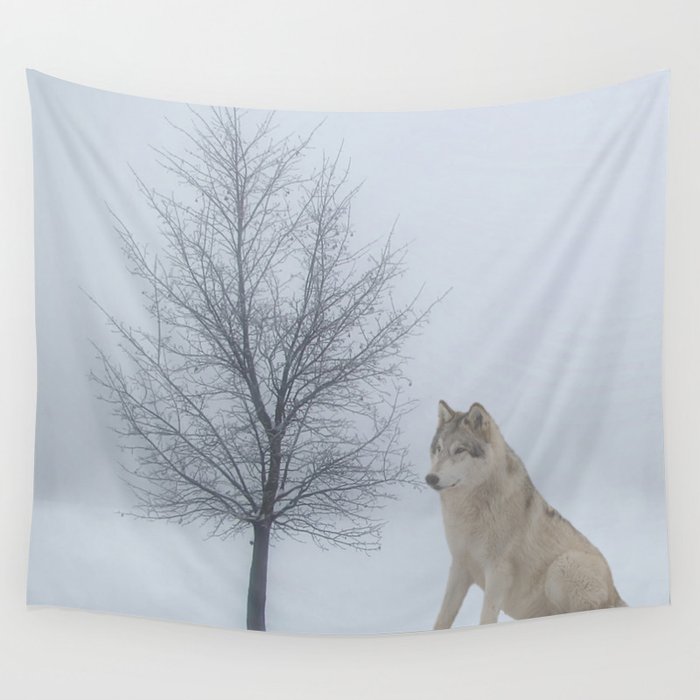 wolf Wall Tapestry