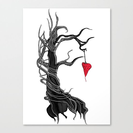 Love, like a tree Canvas Print