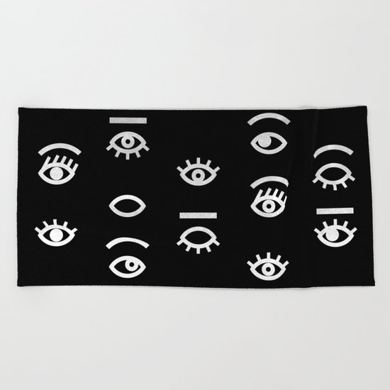 eyes III Beach Towel