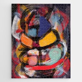 Abstract art expressionist Jigsaw Puzzle
