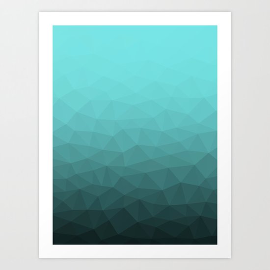 Underwater Tris Art Print