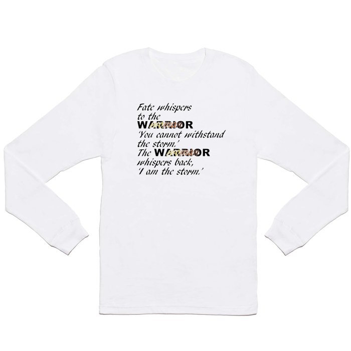 Fate Whispers Black Long Sleeve T Shirt