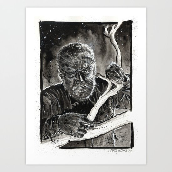 The Wolfman Art Print