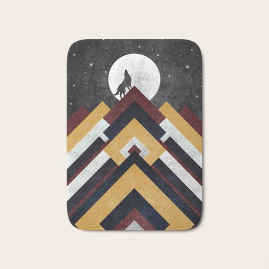 Wolf I Bath Mat