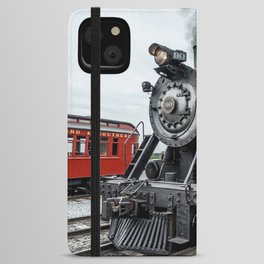 Strasburg Railroad Vintage Steam Locomotive Baldwin Train Engine Pennsylvania iPhone Wallet Case