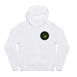 Red and Green All Seeing Cosmic Eye Hoody