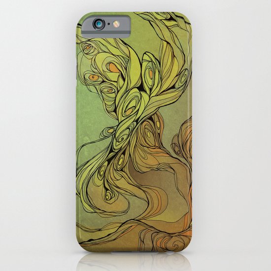 abstract floral composition iPhone & iPod Case