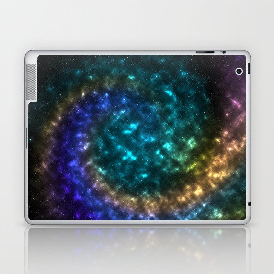 Galaxy Whirl Stars Laptop & iPad Skin