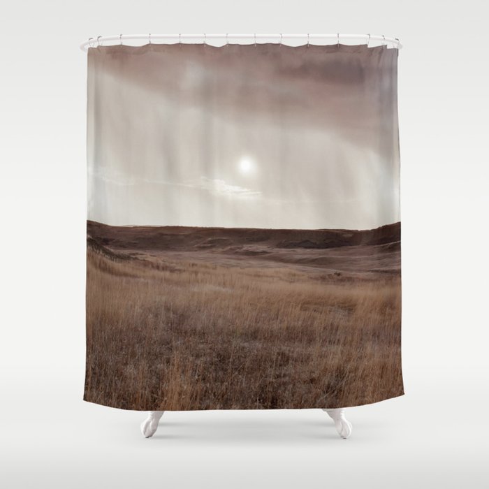 Storm over the Plains Shower Curtain