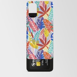 Colorful Summer Tropical Jungle Leaves Android Card Case