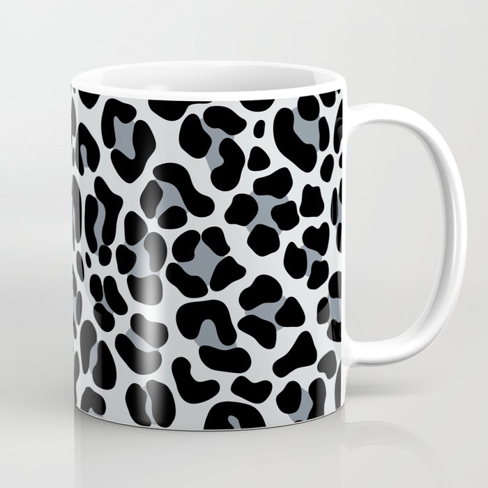 Gray leopard Coffee Mug