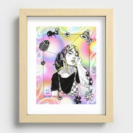 Buggy Bloom Recessed Framed Print