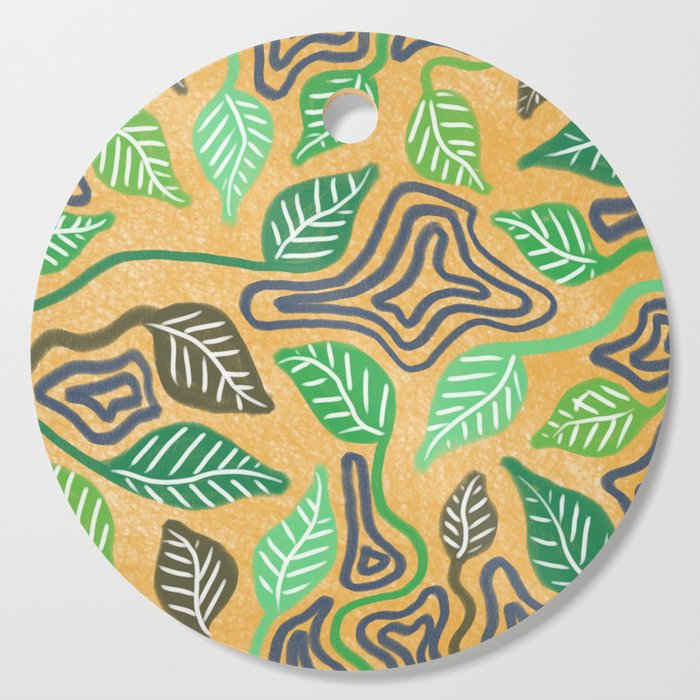 Leaf Patterns Cutting Board