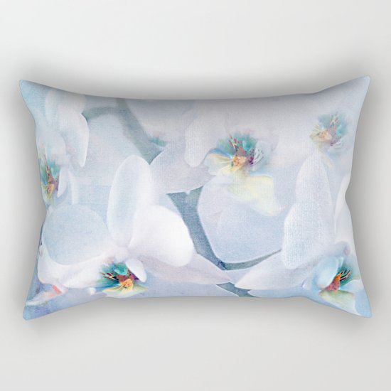 The mystery of orchid(snowy) Rectangular Pillow