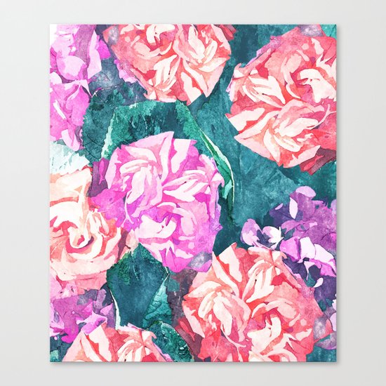 Florals #society6 #decor #lifestyle #fashion #buyart Canvas Print