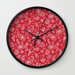 Rouge Bandana Wall Clock