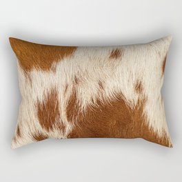 Cowhide Farmhouse Decor Rectangular Pillow
