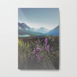 Upper Two Medicine Metal Print | Color, Eastglacier, Scenic, Nationalpark, Mountains, Bohemian, Wilderness, Hdr, Wildflowers, Rugged 