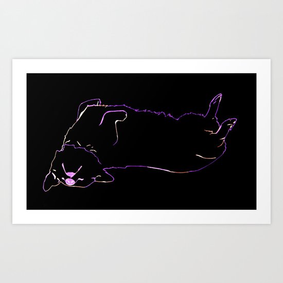 Simplistic Corgi 2 Art Print