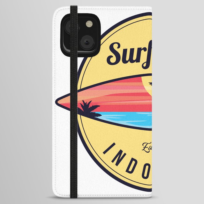 Indonesia surf beach iPhone Wallet Case