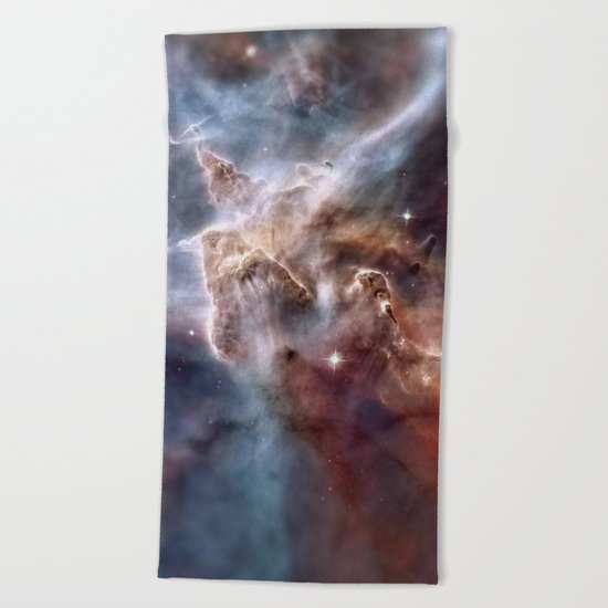 Carina Nebula Beach Towel