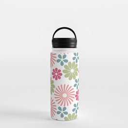 colourful floral pattern Water Bottle