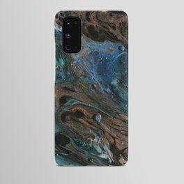 Deep Sea Wash Acrylic Pour Android Case