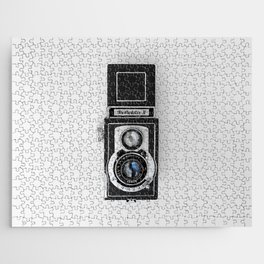 Retro old school camera iphone case Jigsaw Puzzle
