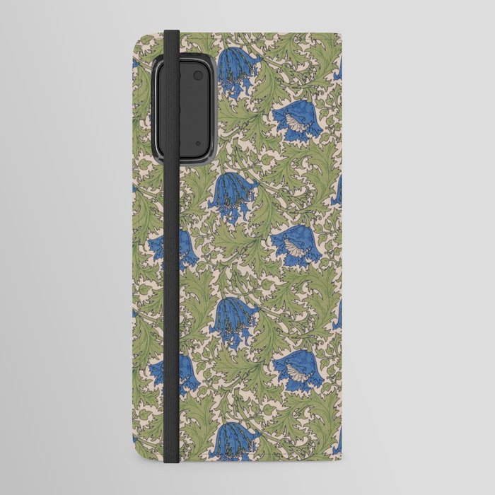 William Morris Blue Anemone  Android Wallet Case