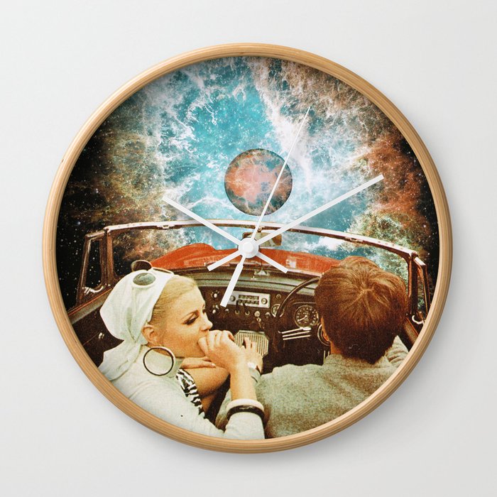 Space Riders Wall Clock