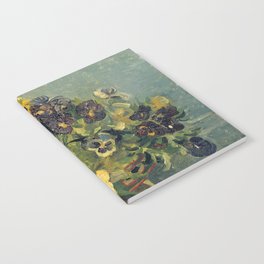 Basket of Pansies on a Table, Vincent van Gogh Notebook