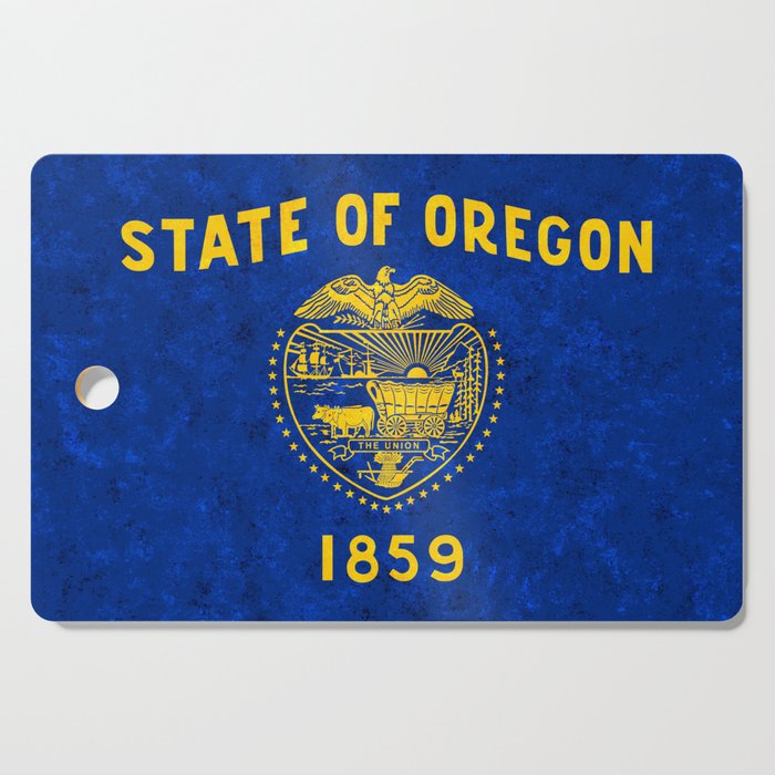 State Flag of Oregon Obverse Cutting Board