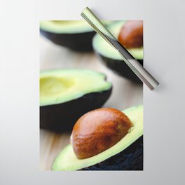 Mexico Photography - Two Avocados Cut In Half Wrapping Paper