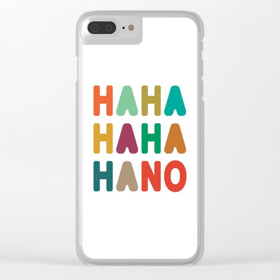 Hahahahaha no Clear iPhone Case