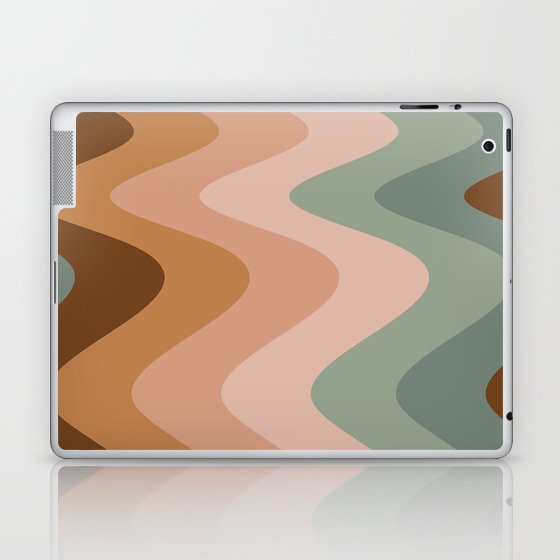 Abstraction_NEW_VIBE_RIVER_WAVE_OCEAN_LOVE_POP_ART_0116R Laptop & iPad Skin