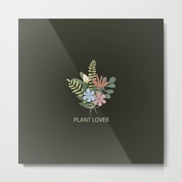 Plant lovers fans design | nature lovers gift. Metal Print | Ambient, Ecological, Adventurelovers, Outdoors, Adventurer, Wildlife, Ecologistgift, Natureprotection, Travel, Campers 