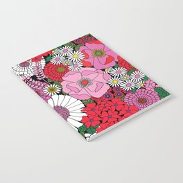 Vintage Florals Geranium Notebook