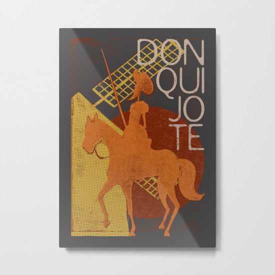 Books Collection: Don Quixote Metal Print
