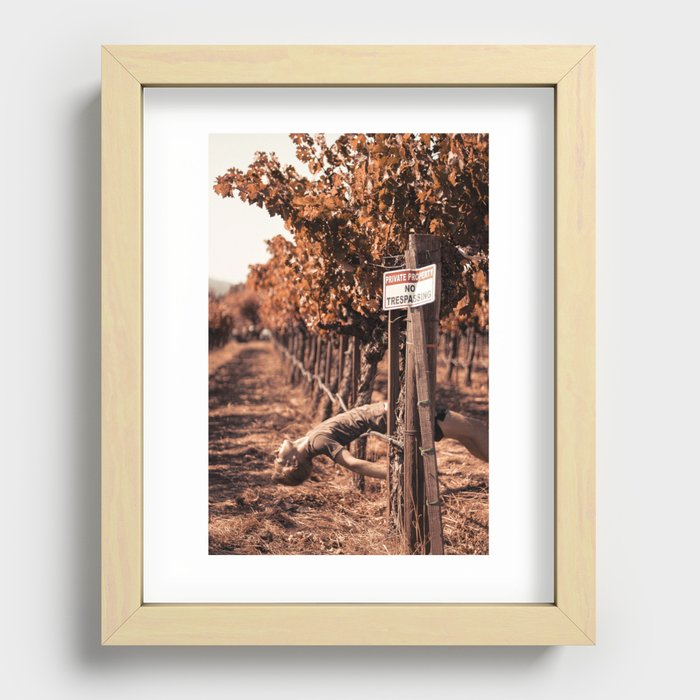 Grapes of Wrath Recessed Framed Print