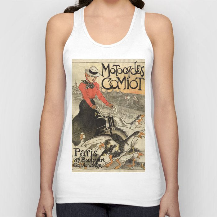 1899 vintage French motorcycle ad by Steinlen Tank Top